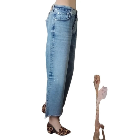 Citizens of Humanity Florence High-Rise Wide-Straight Jeans in Adorn - Picture 5 of 12